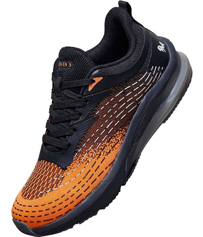 Neemans The Comfornauts Black / Orange-6 Orange Men's Sneakers - Casual Shoes | Buy online on ZillyBuy
