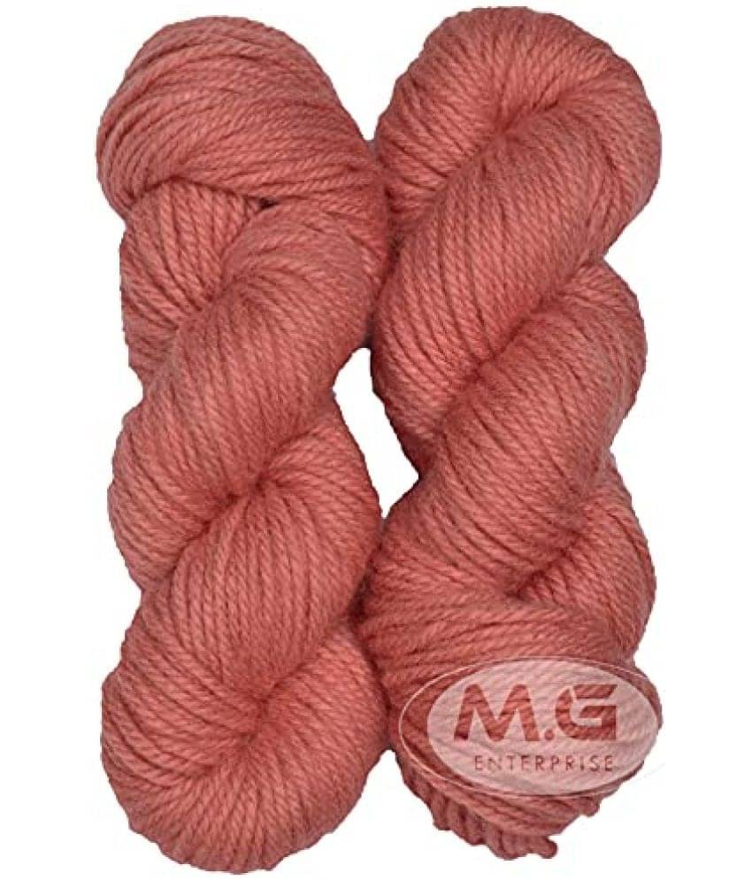     			Oswal Knitting Yarn Thick Chunky Wool, Varsha Salmon 200 gm Best Used with Knitting Needles, Crochet Needles Wool Yarn for Knitting. by OswalK