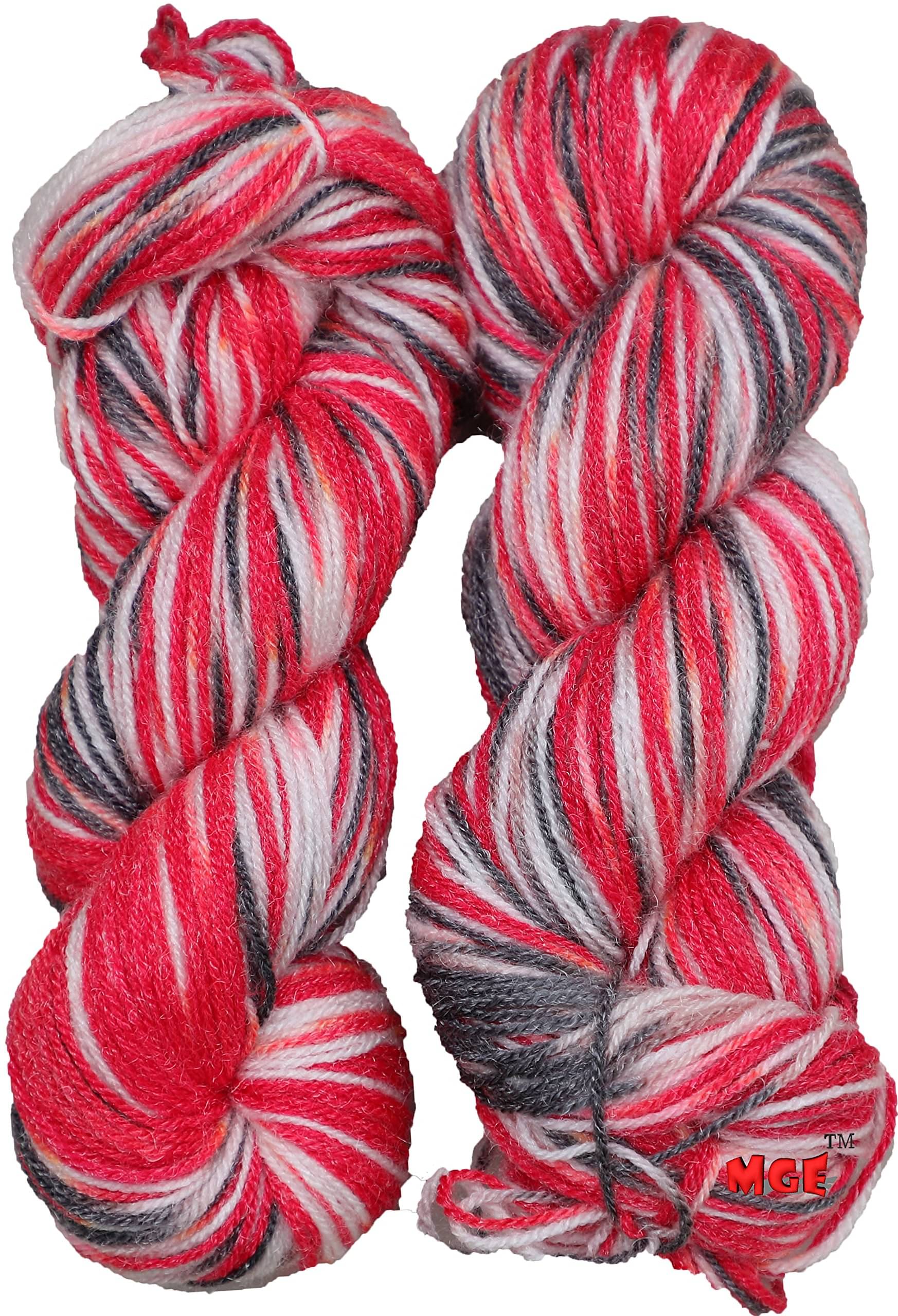     			Oswal Knitting Yarn Wool, Red Berry 2 500 gm Woolen Crochet Yarn Thread. Best Used with Knitting Needles, Crochet Needles
