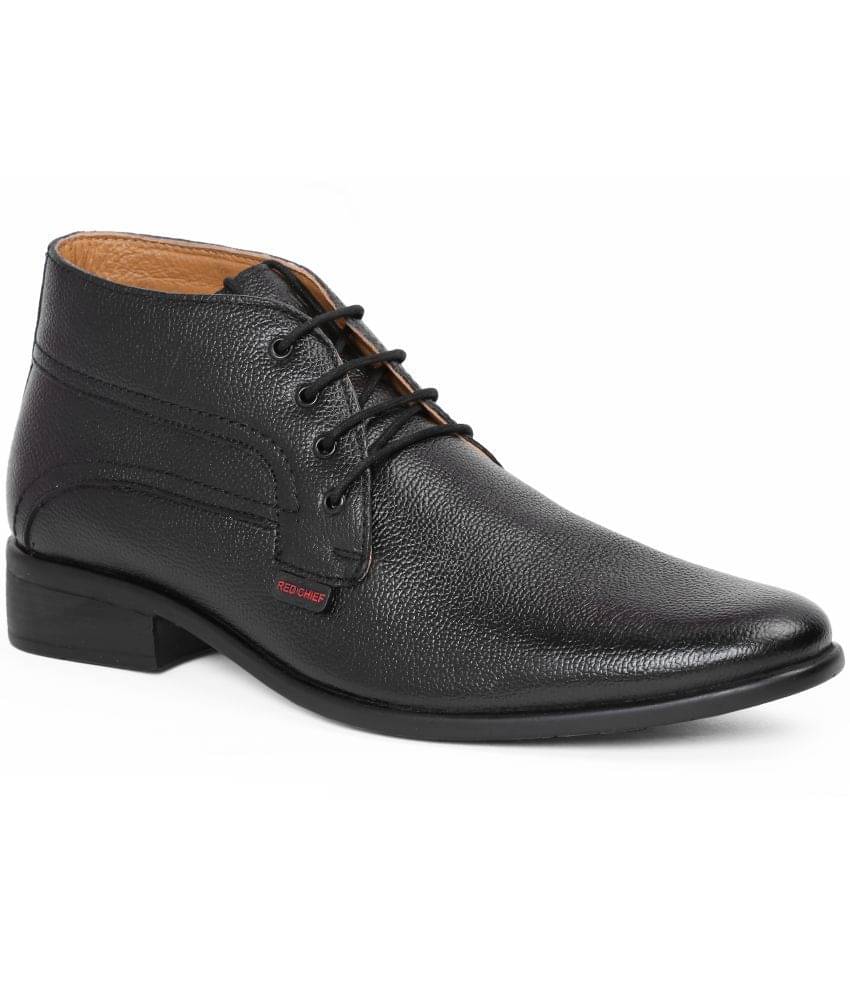 Red Chief Black Men's Formal Boots     			Red Chief Black Men's Formal Boots
