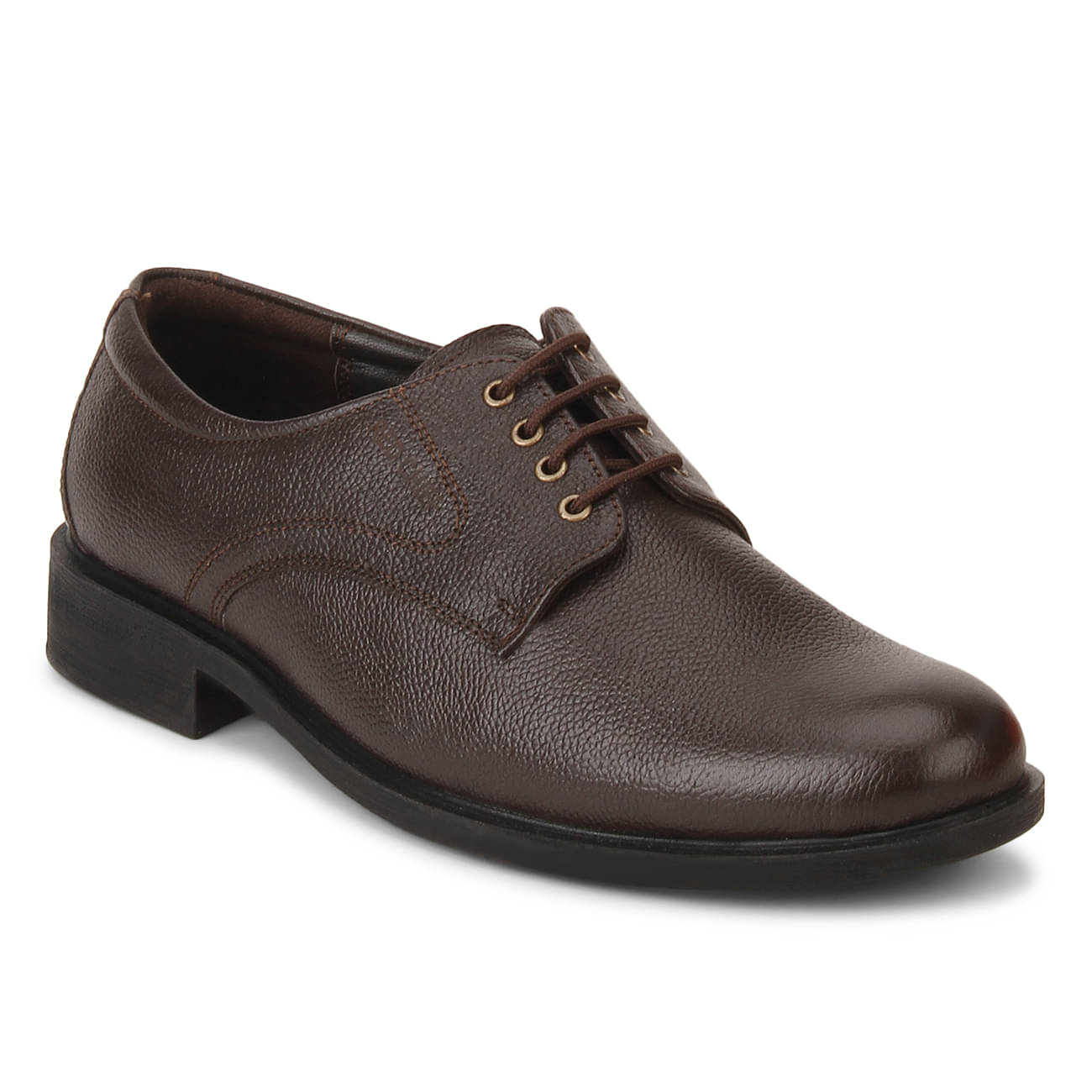     			Red Chief Brown Men's Derby Formal Shoes