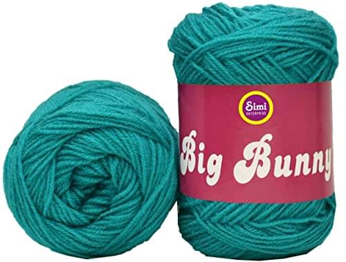     			SIMI ENTERPRISE 100% Acrylic Wool Teal Blue 150 GMS Wool Ball Hand Knitting Wool/Art Craft Soft Fingering Crochet Hook Yarn, Needle Knitting Yarn Thread Dyed- Art-