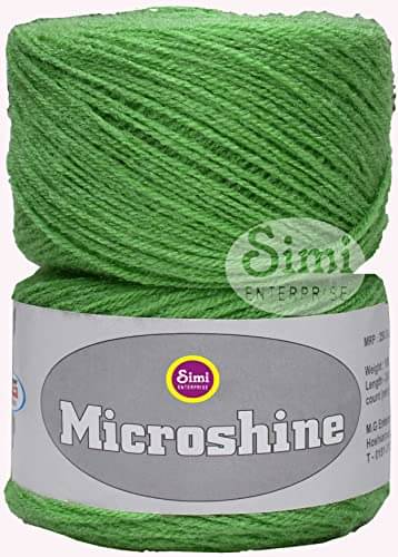     			SIMI ENTERPRISE Knitting Yarn Wool Microshine Pista 200 GMS Best Used with Knitting Needles, Crochet Needles Wool Yarn for Knitting. -AB Art-DBE