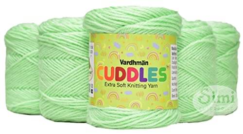     			Vardhman 100% Acrylic Wool Baba 3 PC Baby Wool Ball Hand Knitting Wool/Art Craft Soft Fingering Crochet Hook Yarn-A Art-ADCH