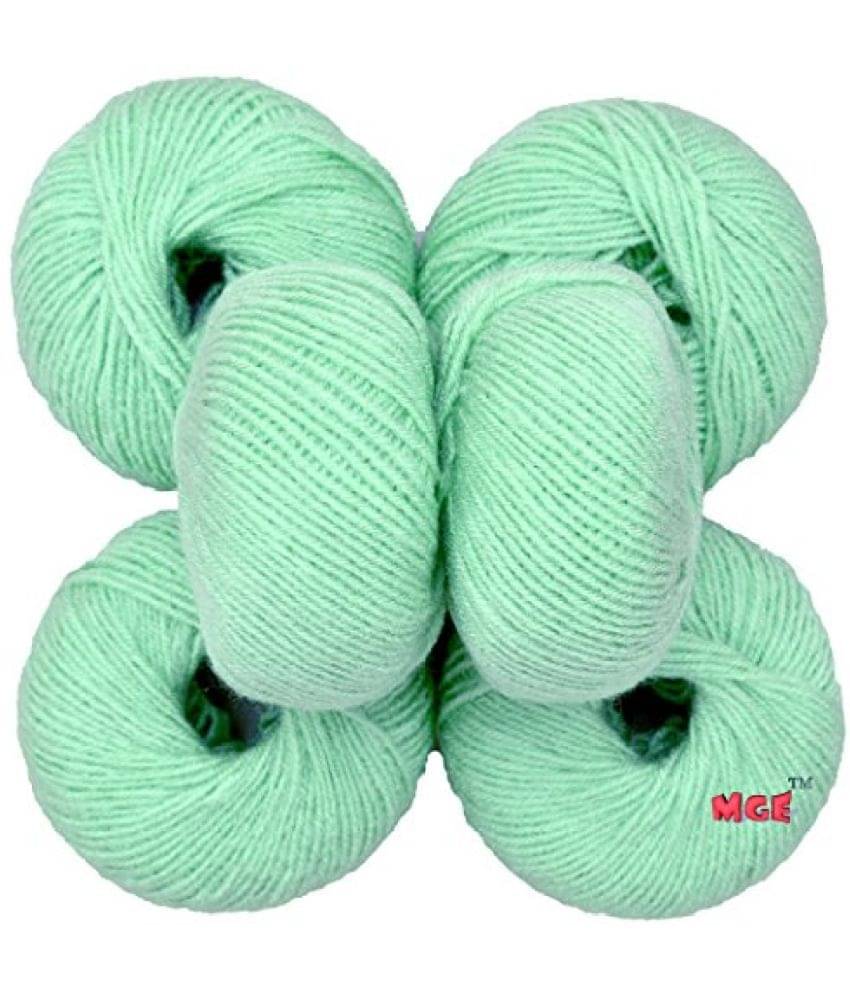     			Vardhman 100% Acrylic Wool Grape Green Pack of 12 (300 gm) Baby Soft Wool Ball Hand Knitting Wool/Art Craft Soft Fingering Crochet Hook Yarn, Needle Knitting Yarn Thread Dyed