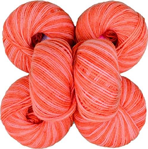     			Vardhman 100% Acrylic Wool Multi Rowan (10 pc) Baby Soft Wool Ball Hand Knitting Wool/Art Craft Soft Fingering Crochet Hook Yarn, Needle Knitting Yarn Thread Dyed