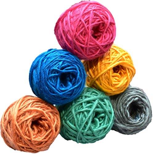     			Vardhman 100% Acrylic Wool Red (16 pc) Baby Soft Wool Ball Hand Knitting Wool/Art Craft Soft Fingering Crochet Hook Yarn, Needle Knitting Yarn Thread Dyed