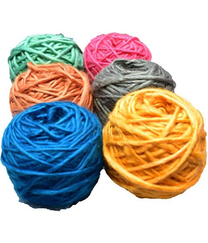     			Vardhman 100% Acrylic Wool Yellow (16 pc) Baby Soft Wool Ball Hand Knitting Wool/Art Craft Soft Fingering Crochet Hook Yarn, Needle Knitting Yarn Thread Dyed