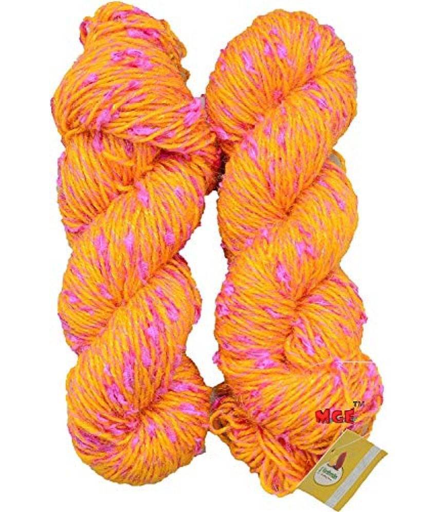     			Vardhman Acrylic Knitting Wool, (Multi Orange) no.283 (Pack of 12) Baby Soft Wool Ball Hand Knitting Wool/Art Craft Soft Fingering Crochet Hook Yarn, Needle Knitting Yarn Thread Dyed