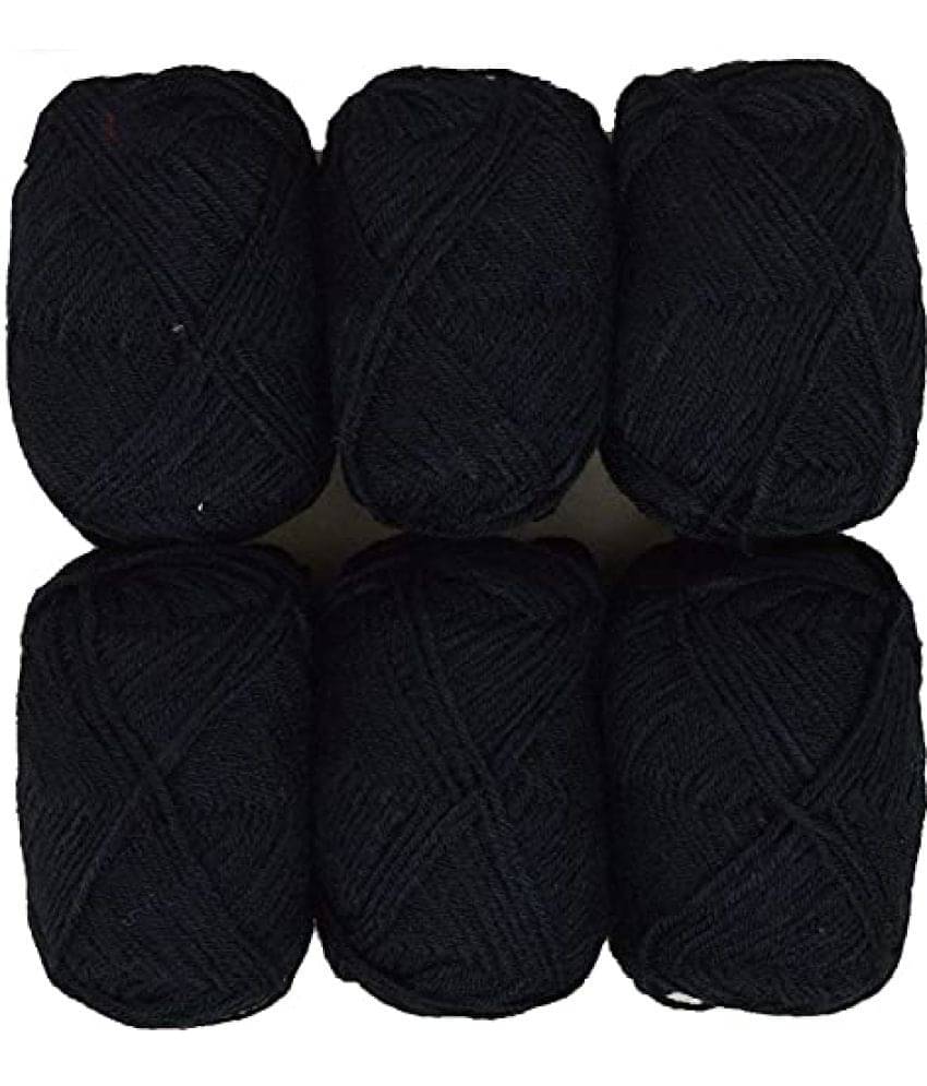     			Vardhman Bunny Black Pack of 6 (150 gm)