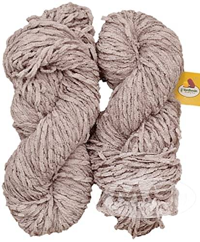     			Vardhman Knitting Yarn Puffy Thick Chunky Wool, Mild Steel Grey 300 gm Best Used with Knitting Needles, Crochet Needles Wool Yarn for Knitting. by Vardhman