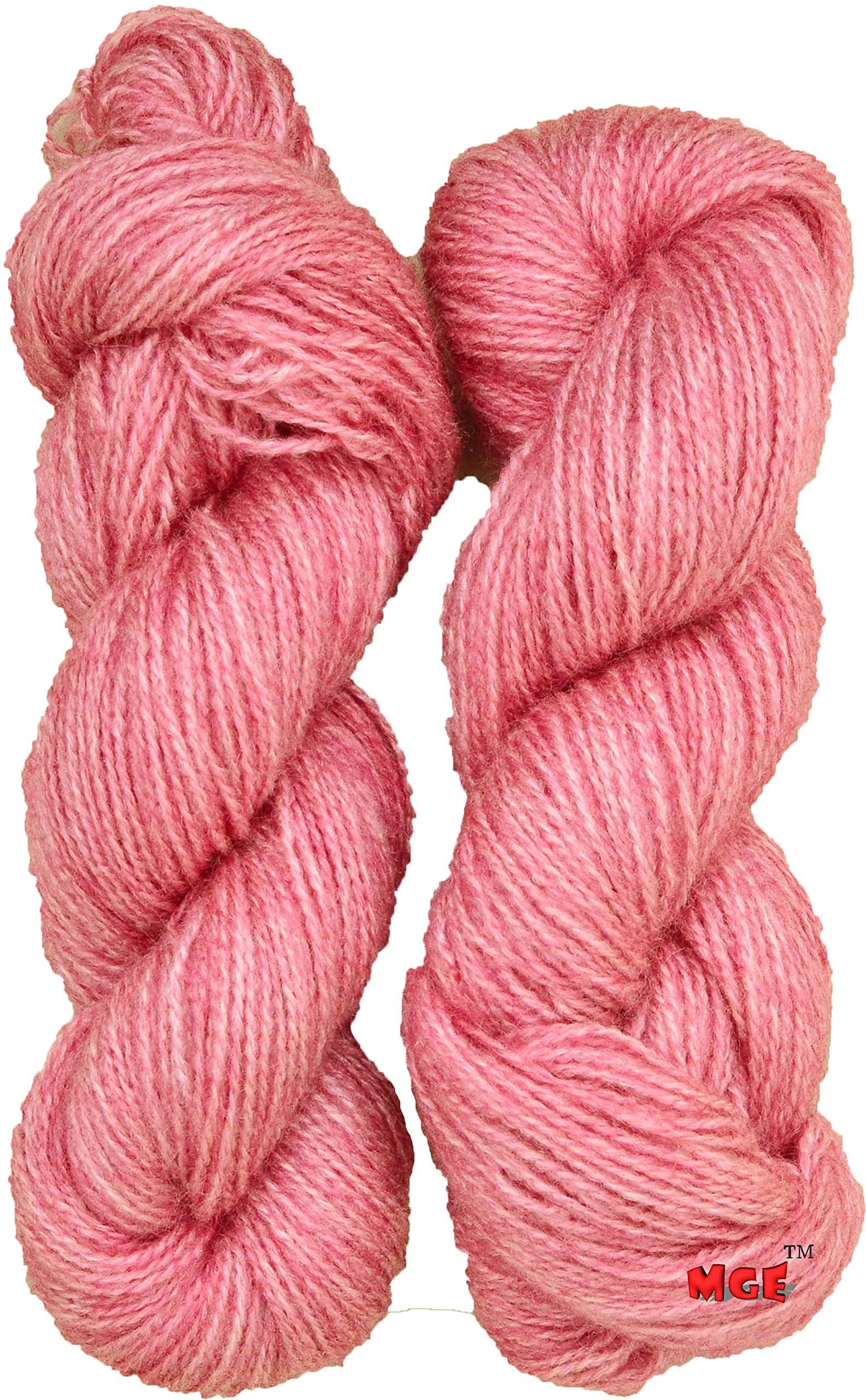     			Vardhman Mohir Plus Gajri Wool Hand Knitting Wool/Art Craft Soft Fingering Crochet Hook Yarn, Needle Acrylic Knitting Yarn Thread Dyed 300 gm