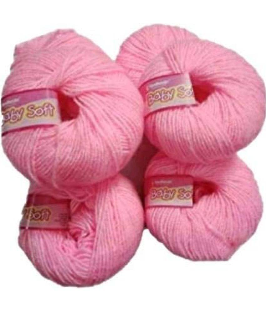     			Vardhman Original Baby Soft Wool Pack of 6 150GM Baby Pink Shade