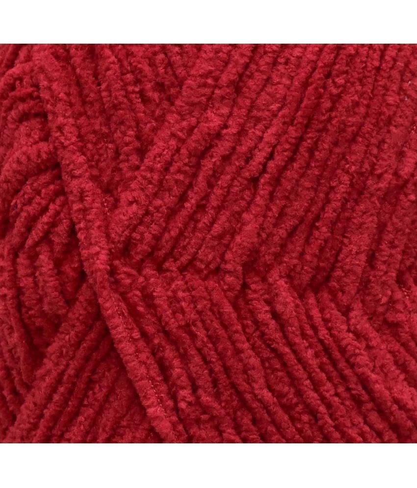     			Vardhman Thick Chunky Wool, Elegance Deep Red WL 400 gm Best Used with Knitting Needles, Crochet Needles Wool Yarn for Knitting. FAA