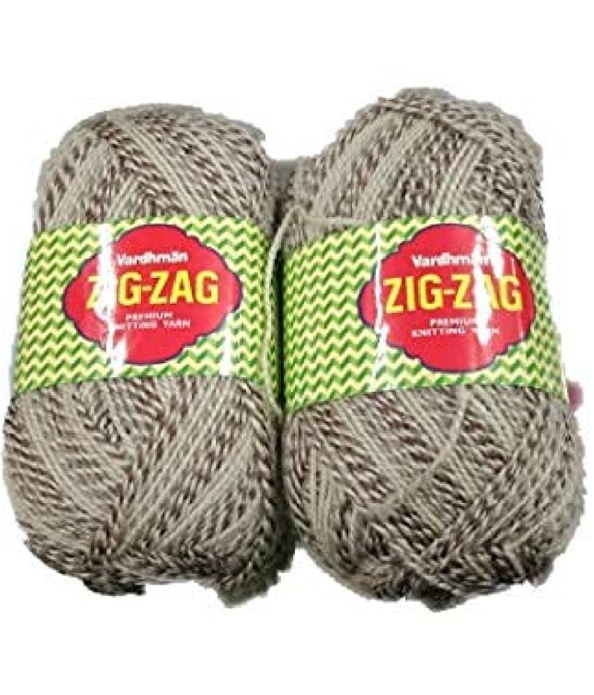     			Vardhman Zig ZAG Wool Hand Knitting Crochet Soft Fingering 400gm