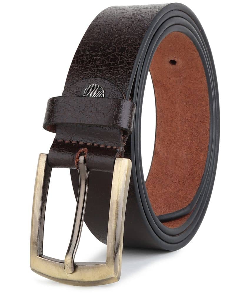WARCKS - Brown 100% Leather Men's Formal Belt ( Pack of 1 )