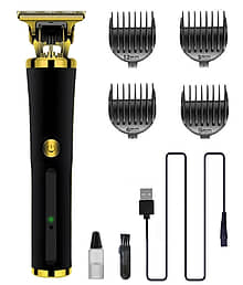 geemy Professioanal Black Cordless Beard Trimmer With 45 minutes Runtime