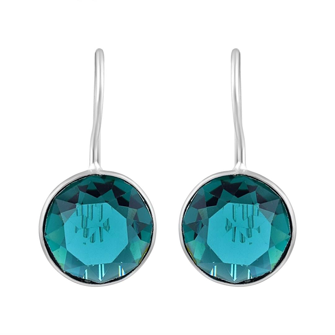     			ADMIER Green Drop Earrings ( Pack of 1 )