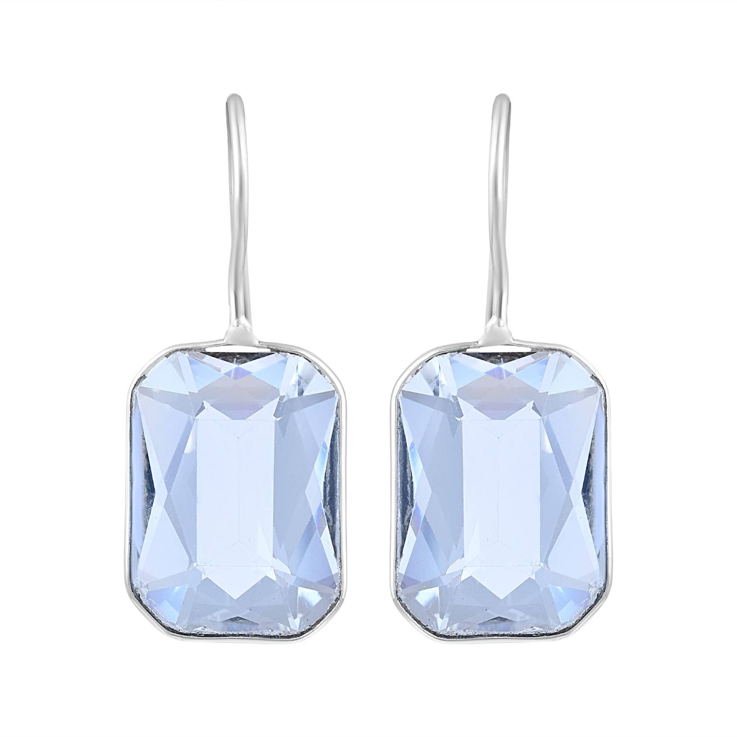     			ADMIER Off White Drop Earrings ( Pack of 1 )