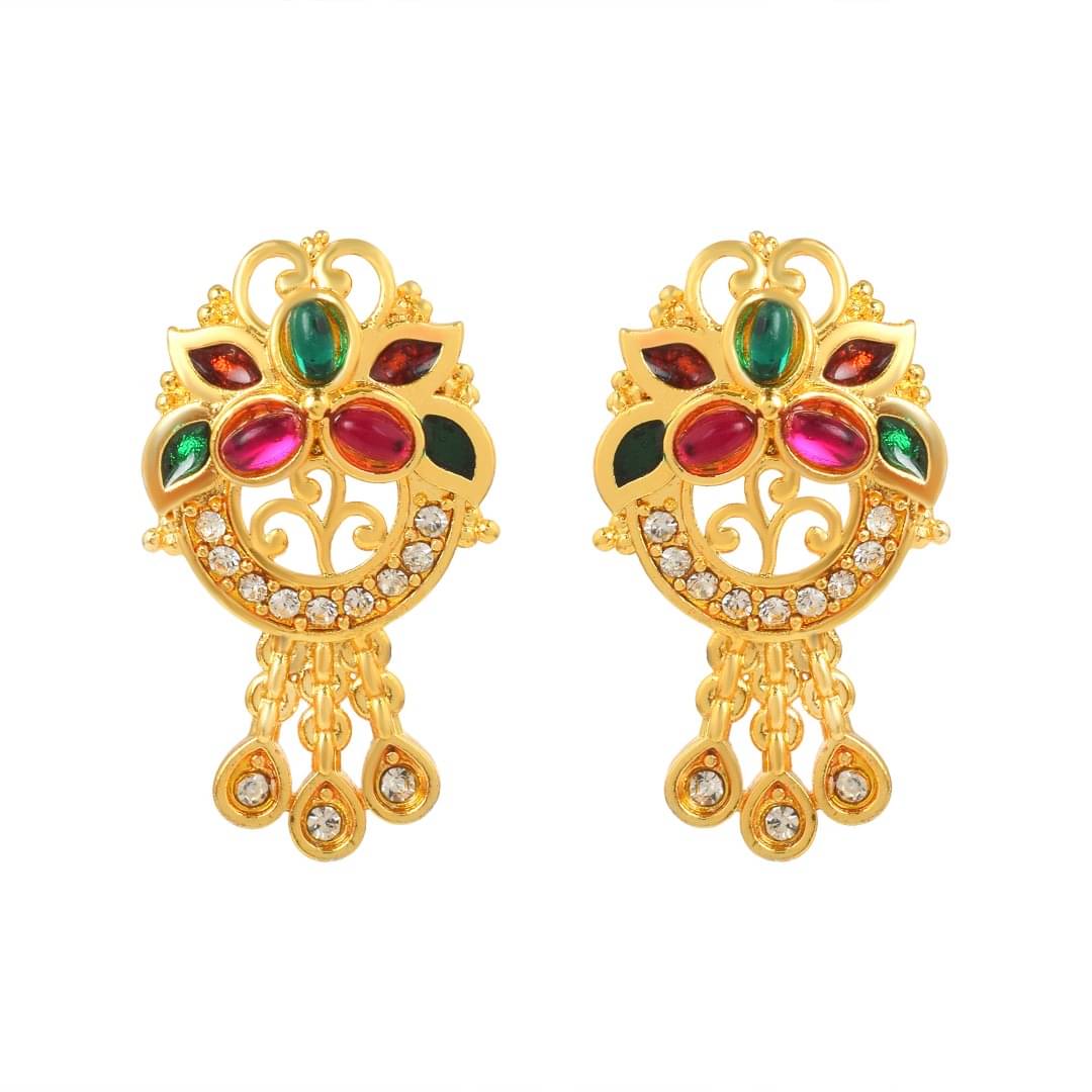     			ADMIER Yellow Drop Earrings ( Pack of 1 )