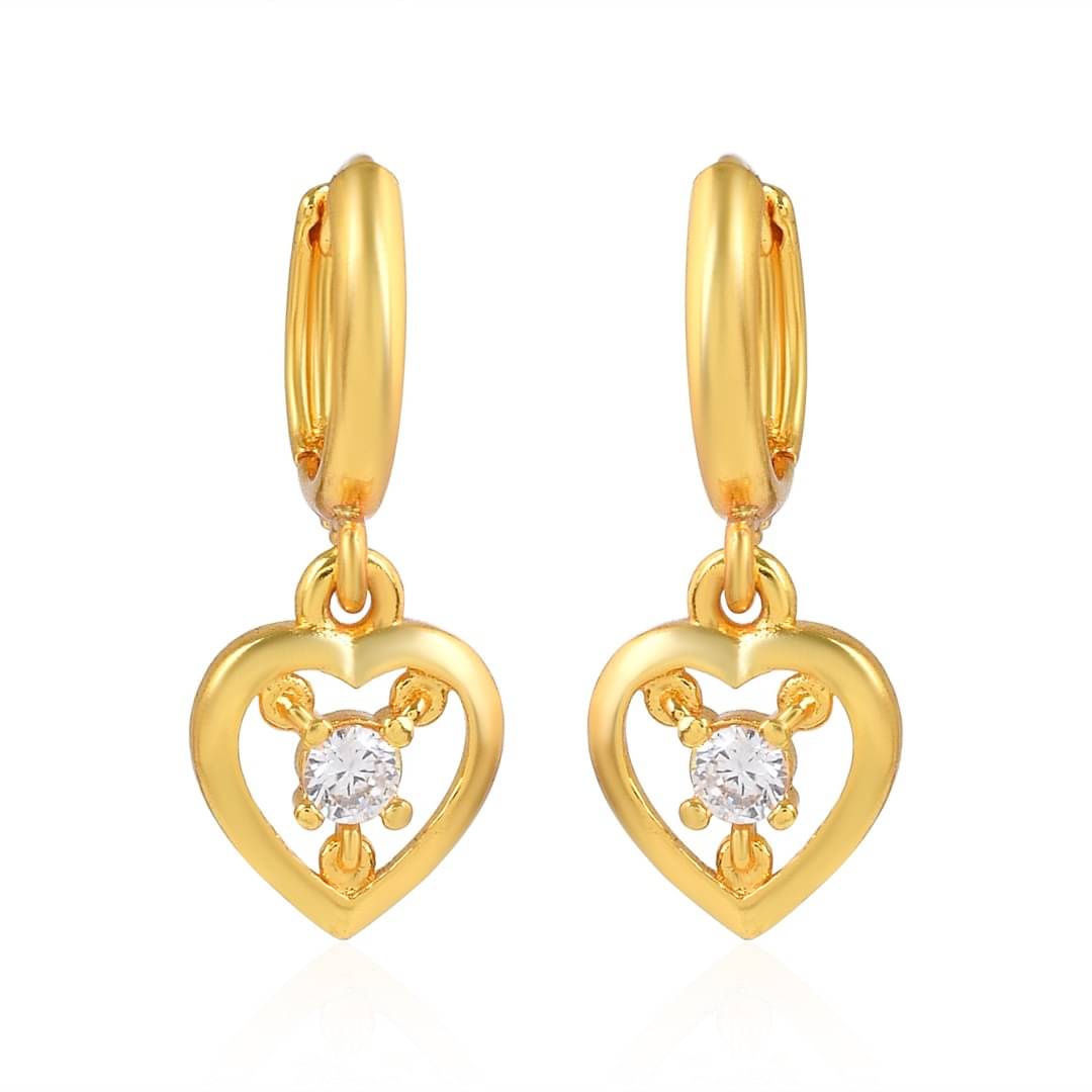     			ADMIER Yellow Drop Earrings ( Pack of 1 )
