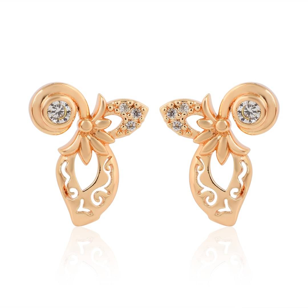     			ADMIER Yellow Stud Earrings ( Pack of 1 )