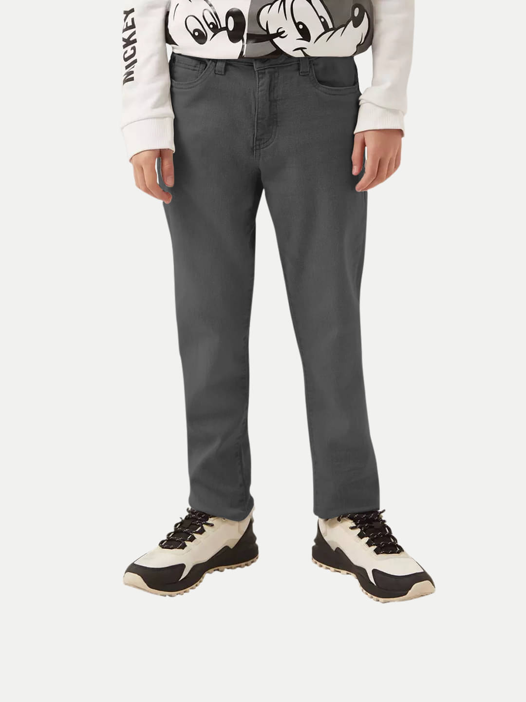     			Radprix Pack of 1 Boys Cotton Blend Jeans ( Gray )
