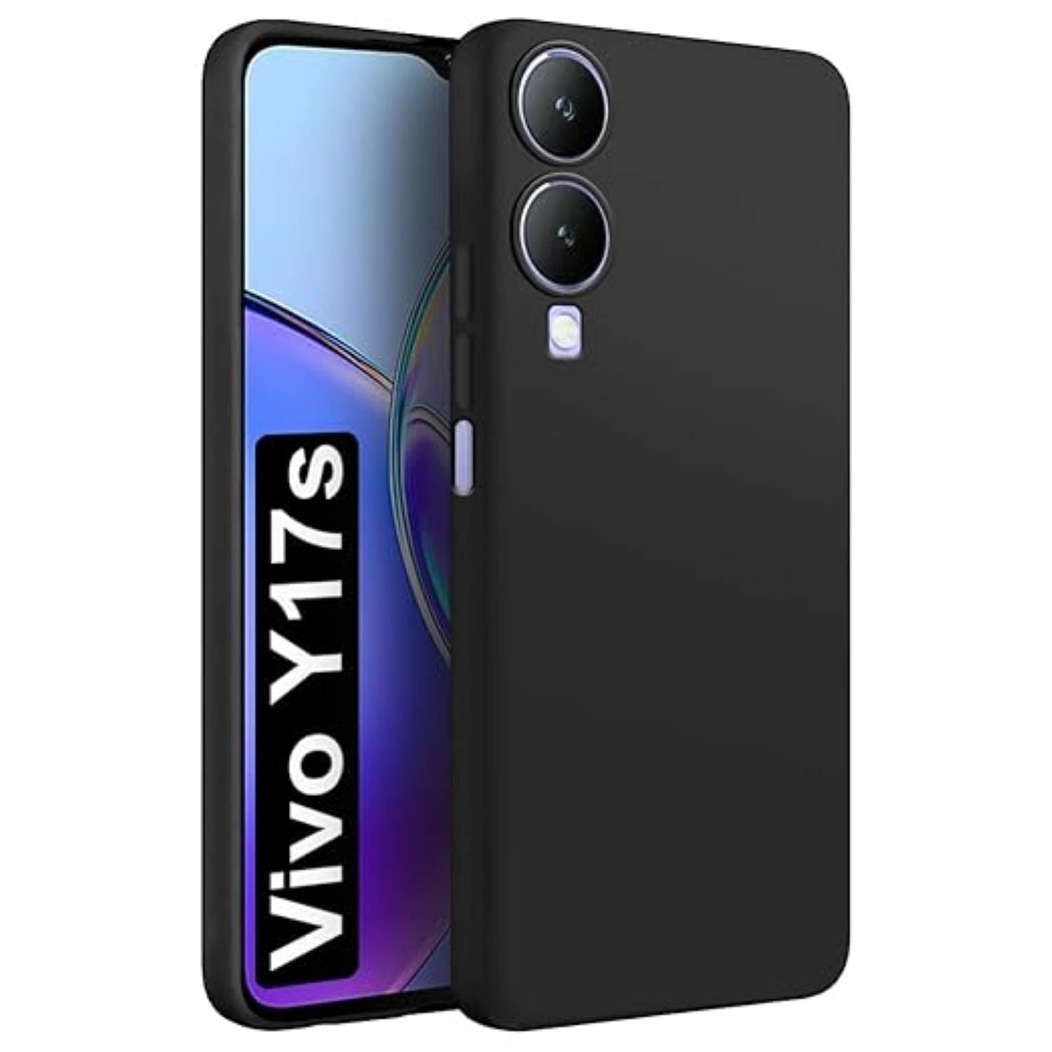     			Case Vault Covers Silicon Soft cases Compatible For Silicon Vivo Y17s 4G ( Pack of 1 )