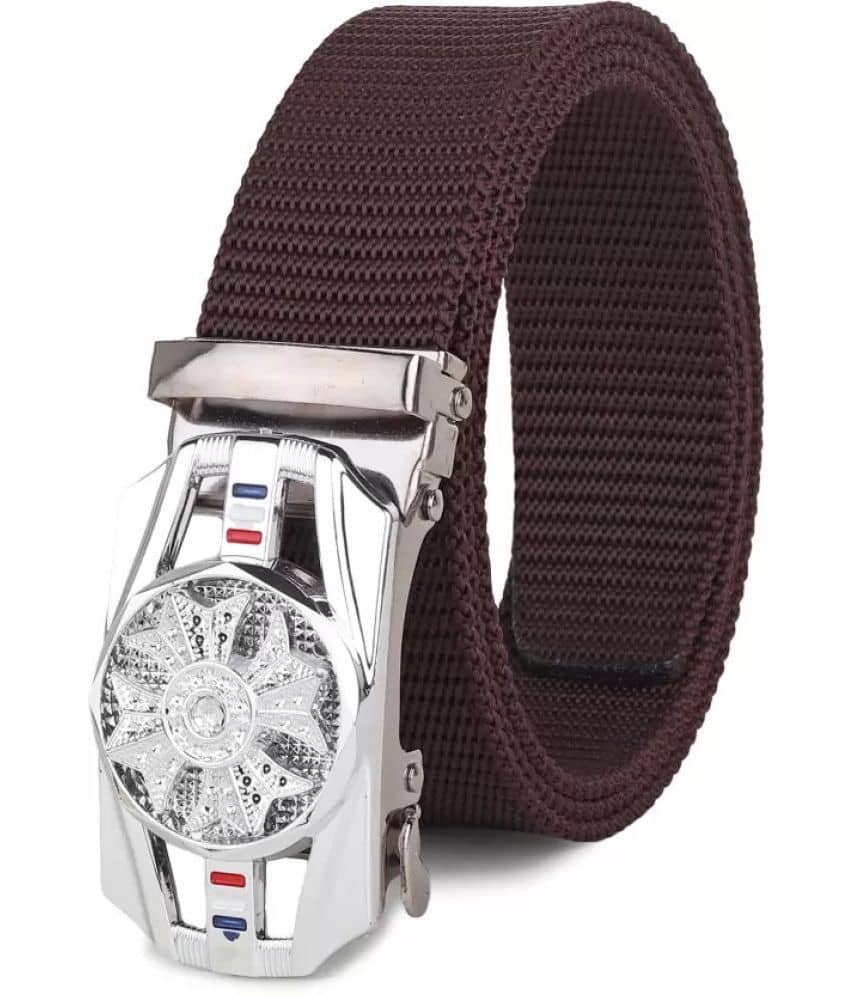 Cloack21 - Brown Nylon Men's Casual Belt ( Pack of 1 )