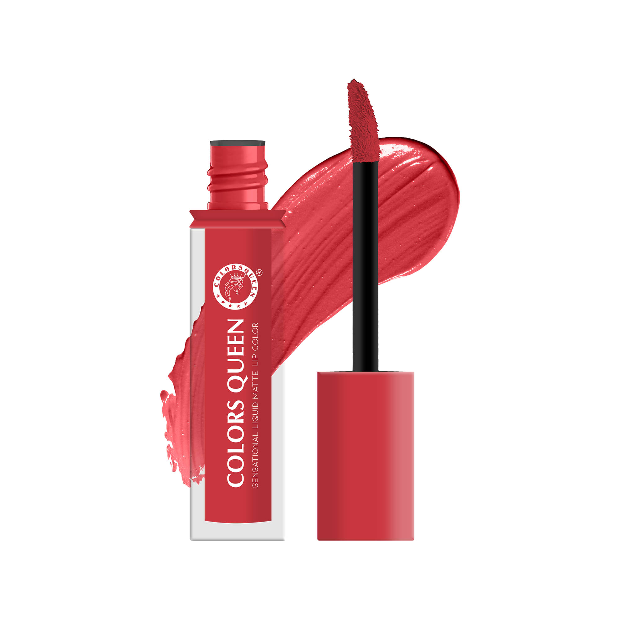    			Colors Queen Sensational Liquid Matte Lipstick 7g, Pink Goes On (Shade - 08)
