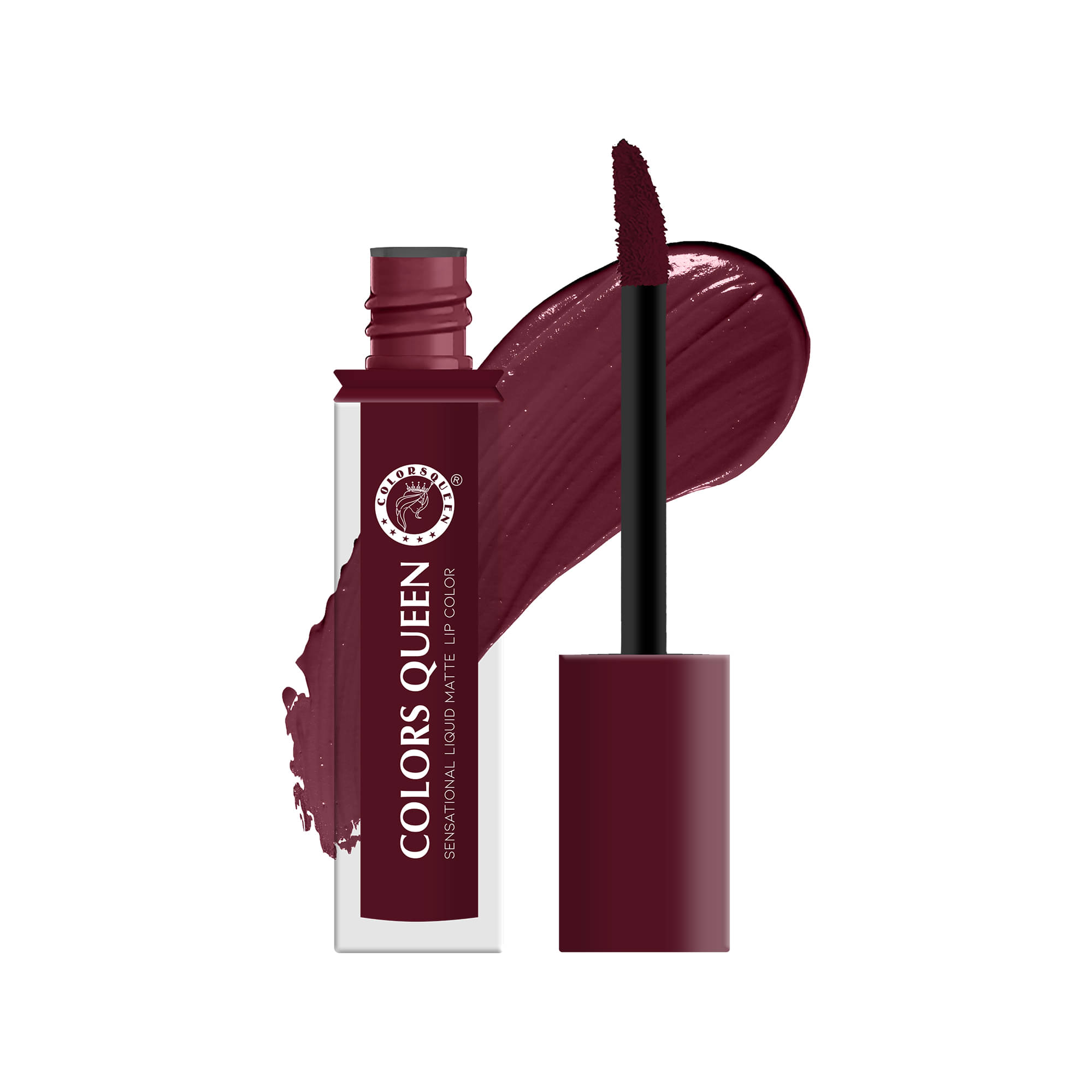     			Colors Queen Sensational Liquid Matte Lipstick 7g, Mulied Wine (Shade - 13)