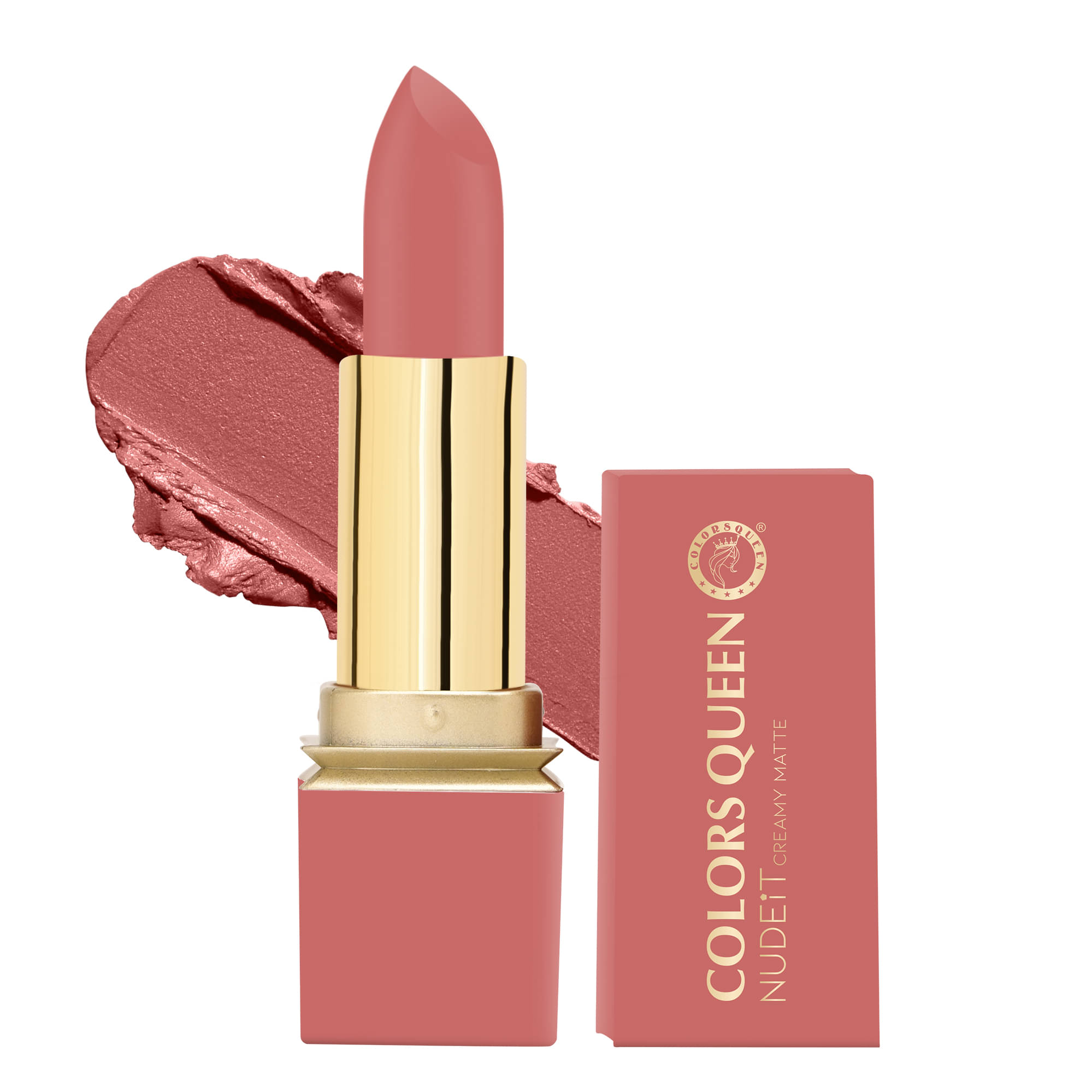     			Colors Queen Peach Matte Lipstick 3.6g