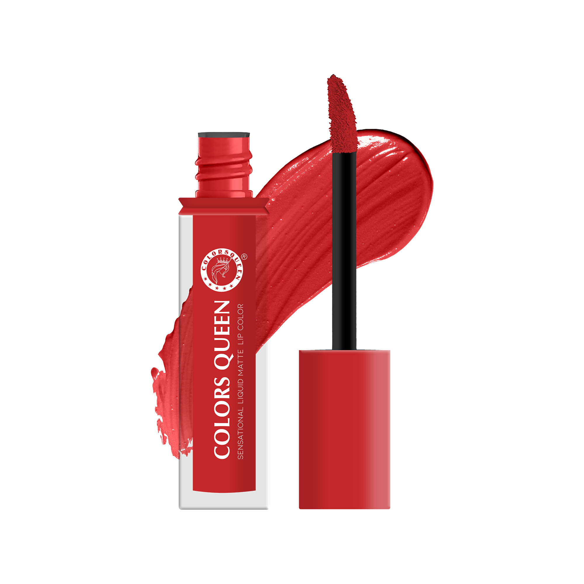 Colors Queen Sensational Liquid Matte Lipstick 7g, Strawberry Shortcake (Shade - 04) Colors Queen Sensational Liquid Matte Lipstick 7g, Strawberry Shortcake (Shade - 04)