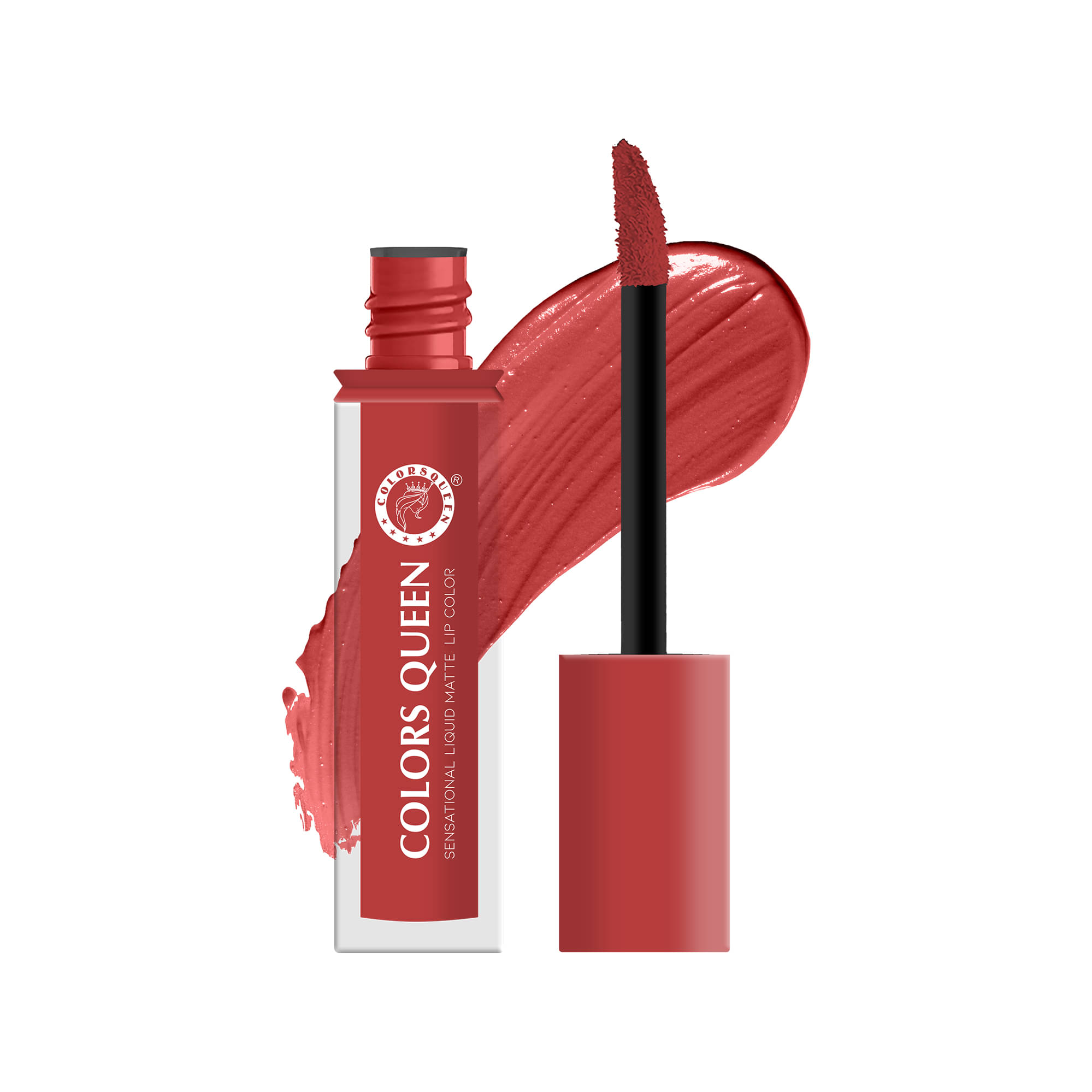     			Colors Queen Sensational Liquid Matte Lipstick 7g, Macroon (Shade - 05)