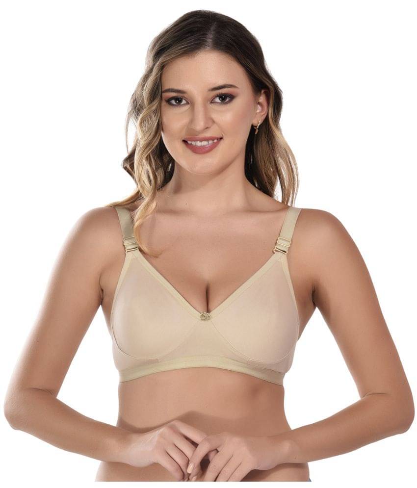 Elina Cotton Non Padded Women's T-Shirt Bra ( Beige ) RM-JANNAT-BEIGE Elina Cotton Non Padded Women's T-Shirt Bra ( Beige ) RM-JANNAT-BEIGE