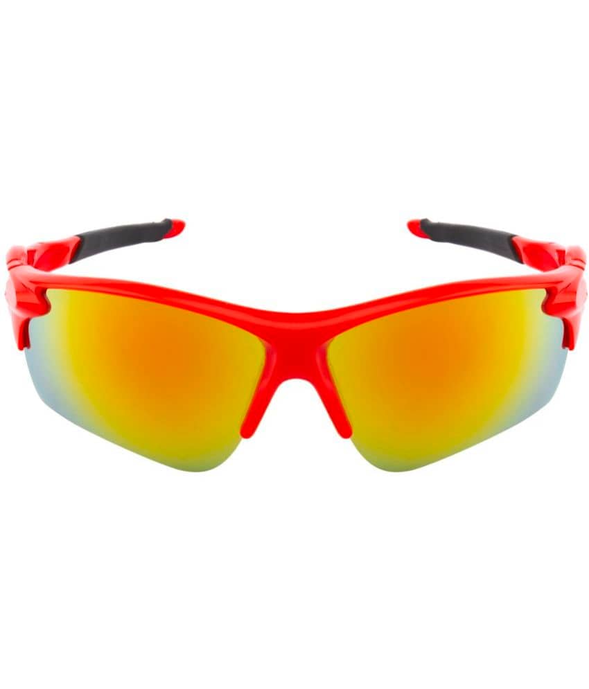 Fair-X Red Oval Sunglasses ( Pack of 1 ) - Sunglasses | Buy online on ZillyBuy