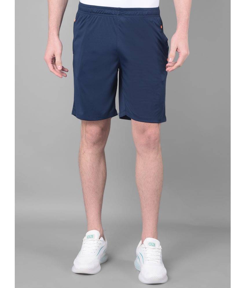 Force NXT Blue Polyester Men's Gym Shorts ( Pack of 1 ) Force NXT Blue Polyester Men's Gym Shorts ( Pack of 1 )