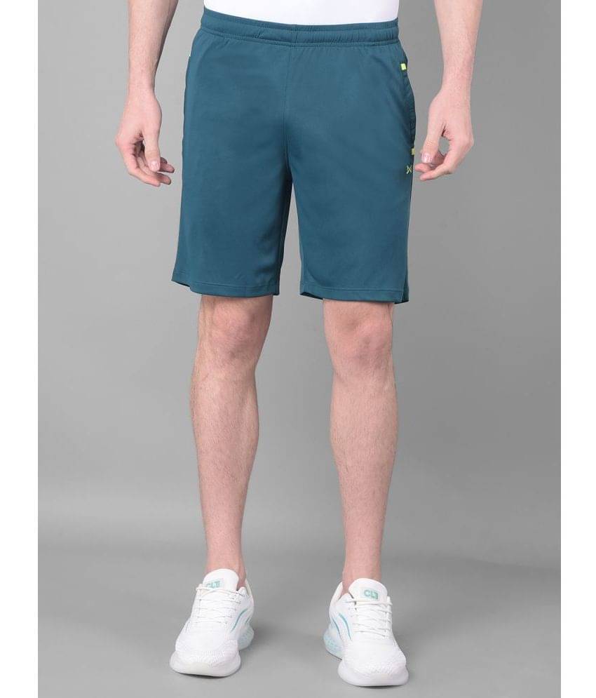     			Force NXT Green Polyester Men's Gym Shorts ( Pack of 1 )