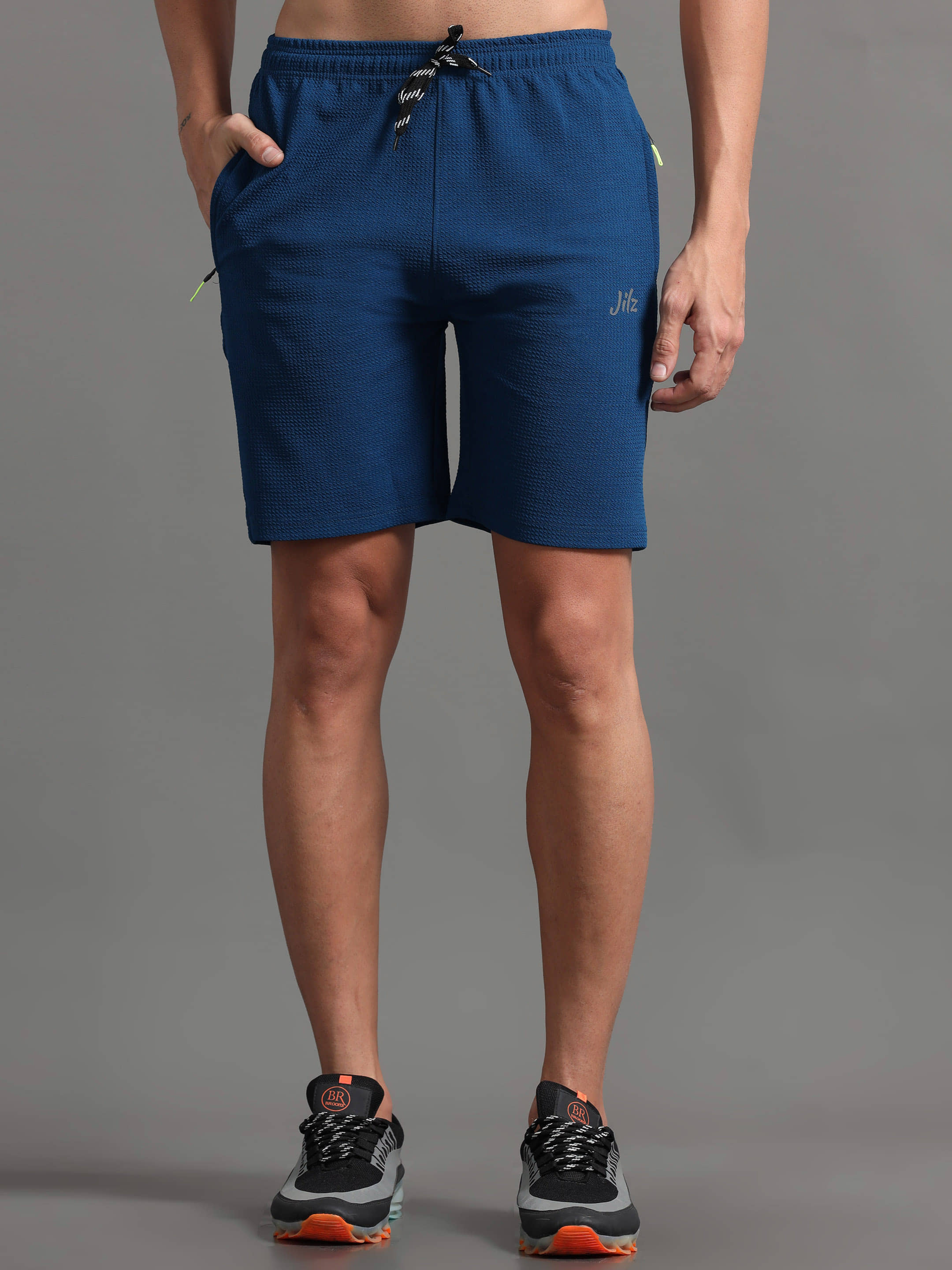 JILZ Blue Polyester Men's Shorts ( Pack of 1 ) - Shorts | Buy online on ZillyBuy