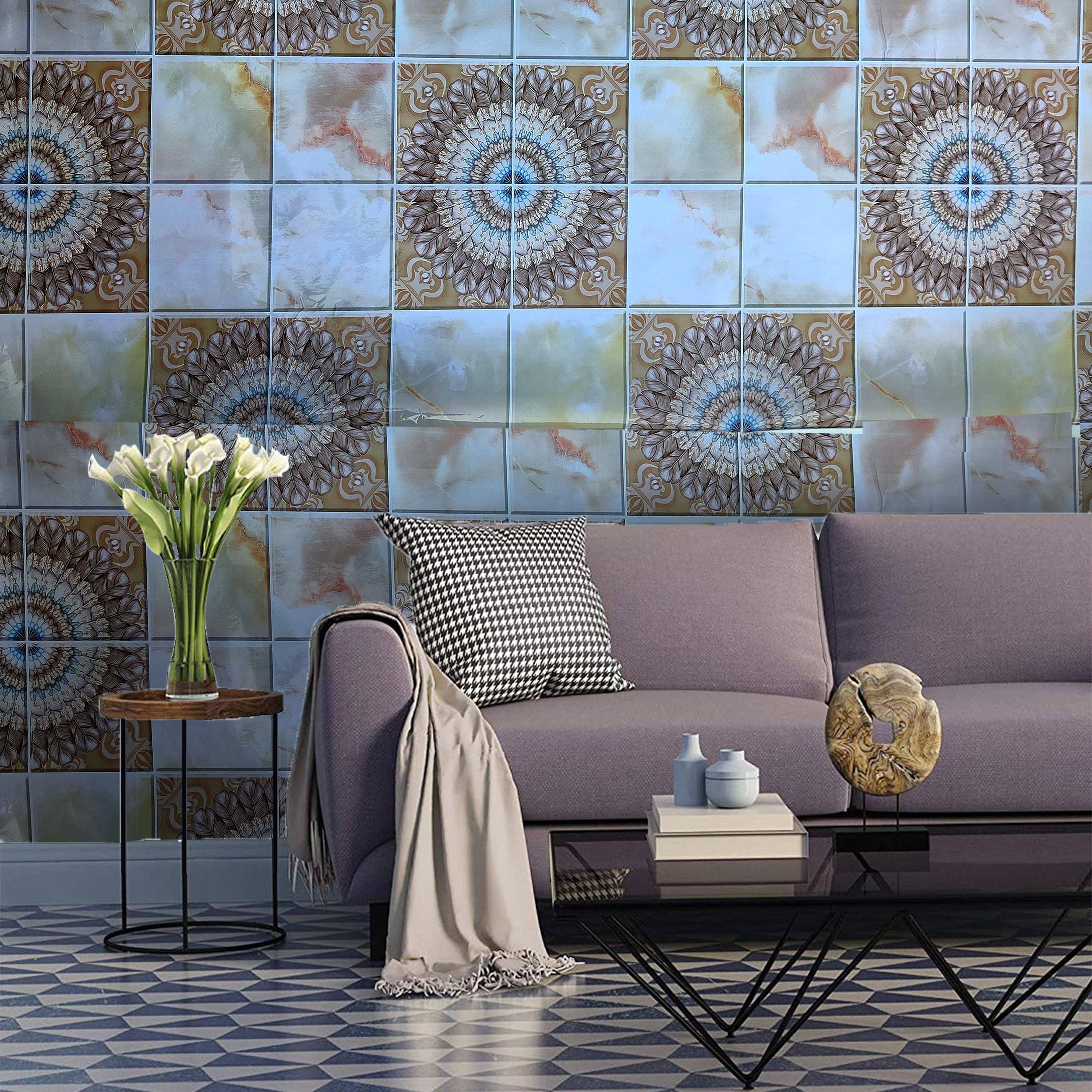 Jaamso Royals Abstract Wallpaper ( 100 x 60 ) cm ( Pack of 1 )