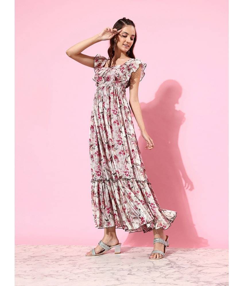 Miss Chase Women Georgette Printed Gown ( Multi Color ) Miss Chase Women Georgette Printed Gown ( Multi Color )