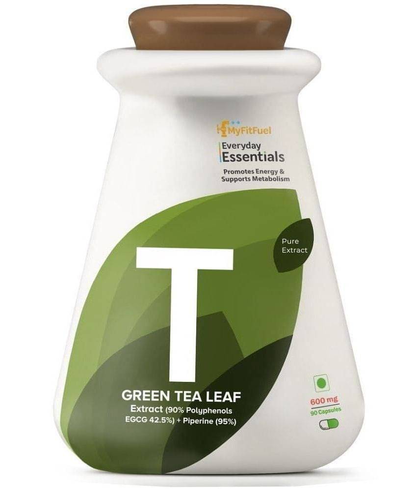     			MyFitFuel Green Tea Extract 90% Polyphenol, 42.5% EGCG +Piperine 600mg 90 Caps 90 no.s Minerals Capsule