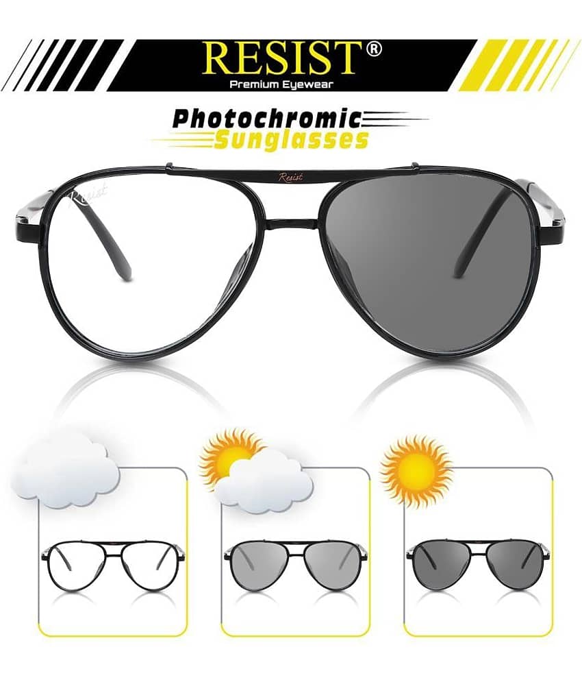 RESIST EYEWEAR Black Pilot Sunglasses ( Pack of 1 ) - Sunglasses | Buy online on ZillyBuy