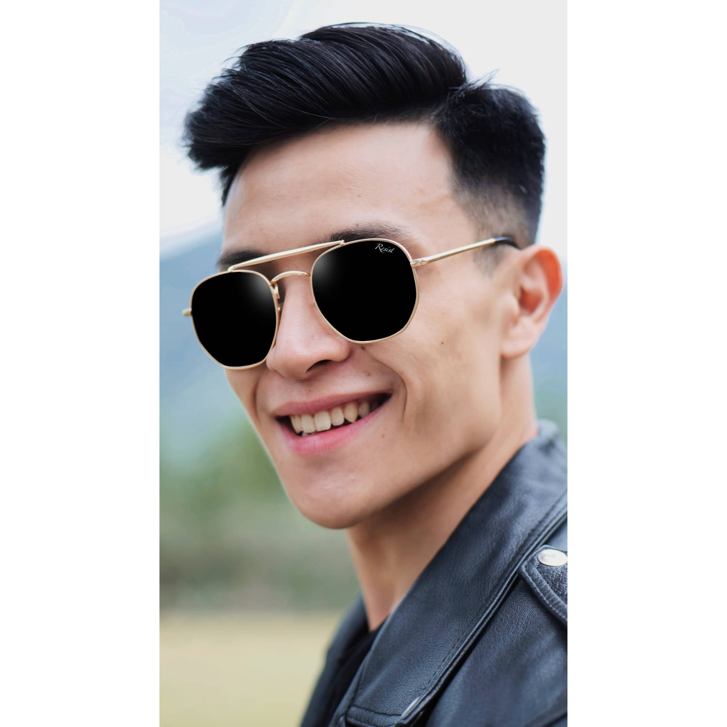 RESIST EYEWEAR Gold Oval Sunglasses ( Pack of 1 ) RESIST EYEWEAR Gold Oval Sunglasses ( Pack of 1 )