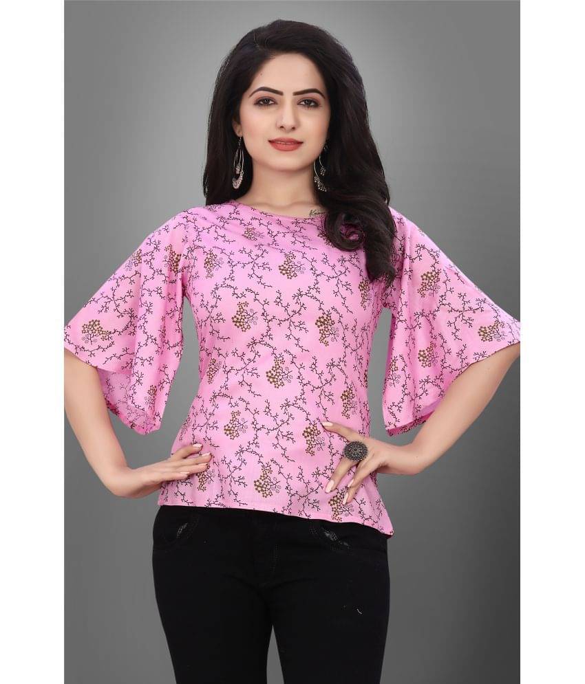SUR-T Women's Viscose Regular Top ( Pink ) SUR-T Women's Viscose Regular Top ( Pink )