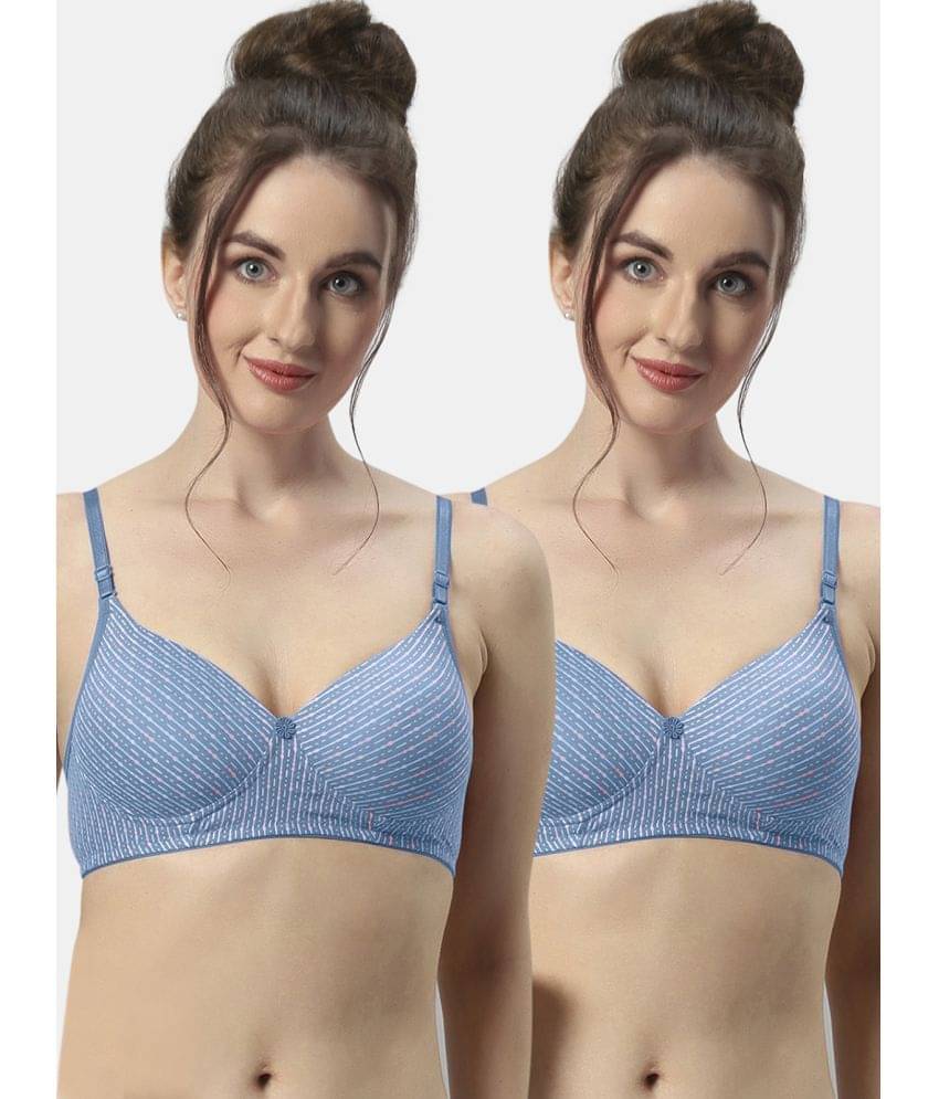 Sonari Pack of 2 Polyester Lightly Padded Women's T-Shirt Bra ( Light Blue ) maggiskysky Sonari Pack of 2 Polyester Lightly Padded Women's T-Shirt Bra ( Light Blue ) maggiskysky