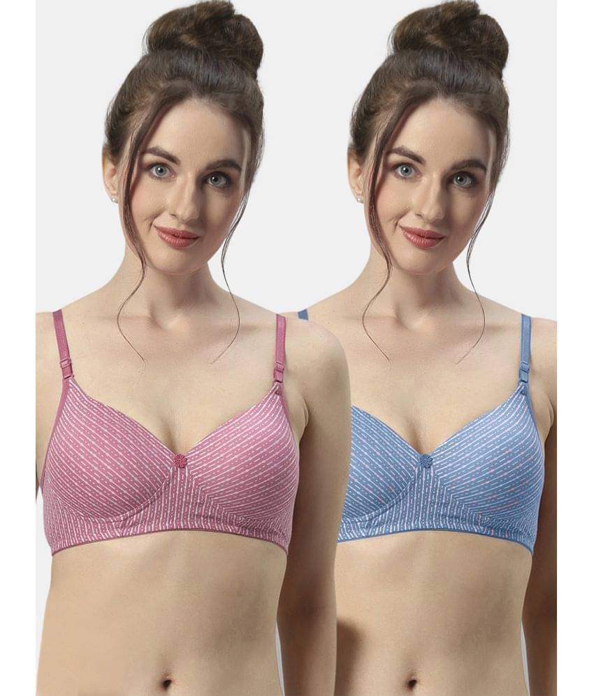 Sonari Pack of 2 Polyester Lightly Padded Women's T-Shirt Bra ( Multicolor ) maggirosesky Sonari Pack of 2 Polyester Lightly Padded Women's T-Shirt Bra ( Multicolor ) maggirosesky