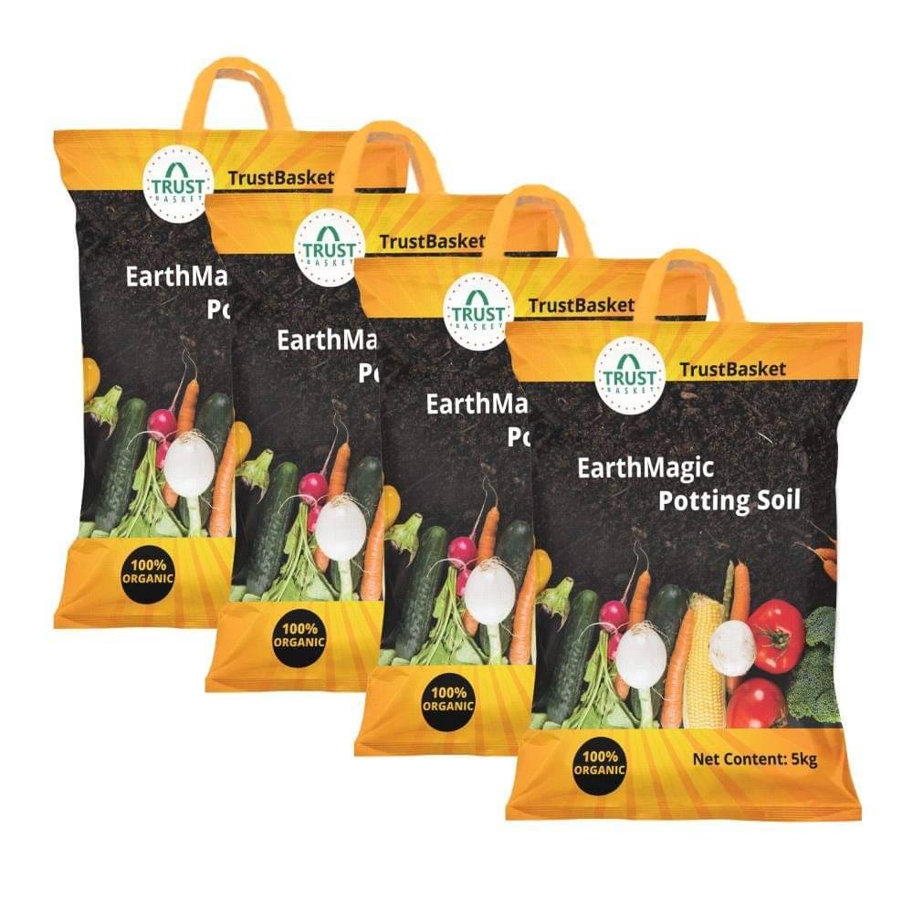     			TrustBasket Enriched Organic Earth Magic Potting Soil Mix - 20 KG