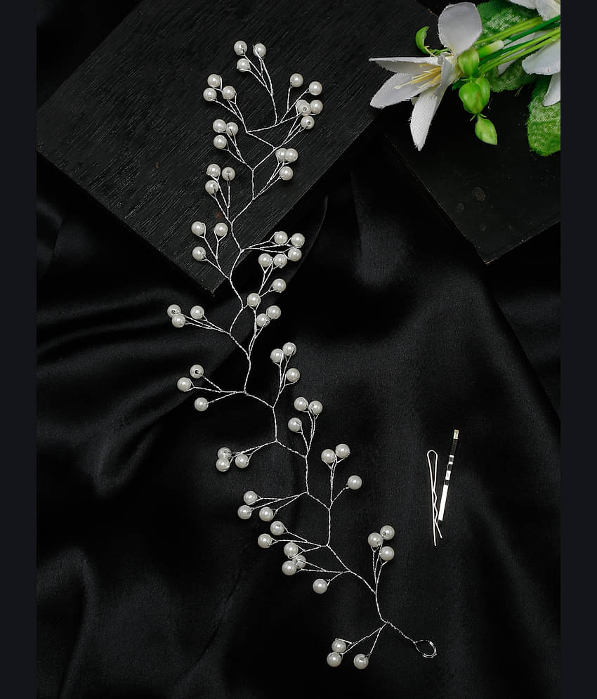 YOUBELLA White Girls Tiaras ( Pack of 1 )