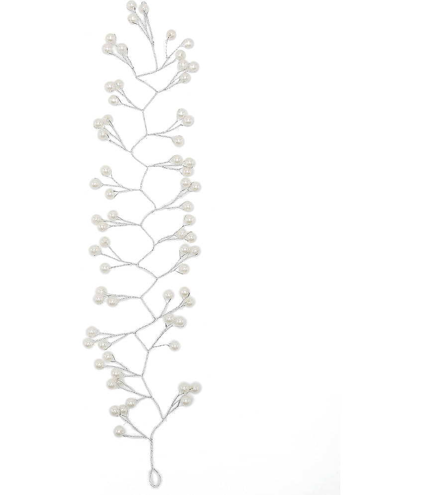 YOUBELLA White Girls Tiaras ( Pack of 1 )